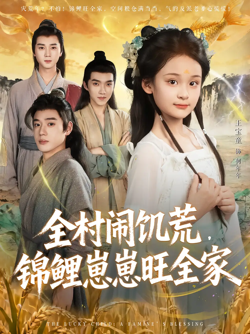 全村闹饥荒,锦鲤崽崽旺全家(72集)王宝童&常元佳高清海报图片 全村闹饥荒,锦鲤崽崽旺全家(72集)王宝童&常元佳海报